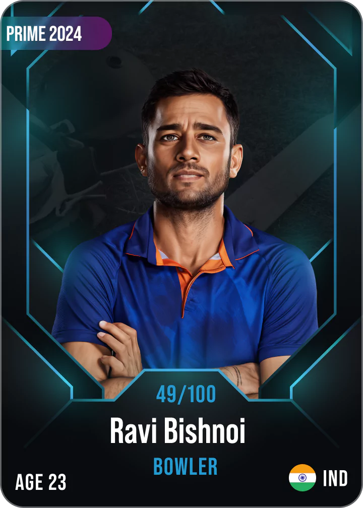 Ravi Bishnoi India cricket BOWLER NFT